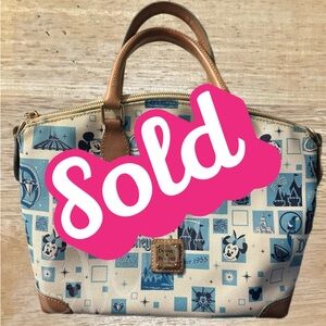 Disney Parks Dooney & Bourke Disneyland 60th Anniversary Satchel – Retired